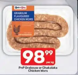 Pick n Pay Hypermarket Grabouw Flavoured Chicken Wors offer