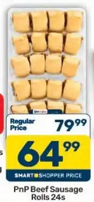 Pick n Pay Hypermarket PnP Beef Sausage Rolls offer