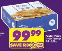 Shoprite Pastry Pride Frozen Sausage Rolls offer
