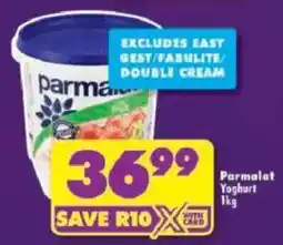 Shoprite Parmalat Yoghurt offer