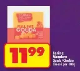 Shoprite Spring Meadow Gouda/Cheddar Cheese offer
