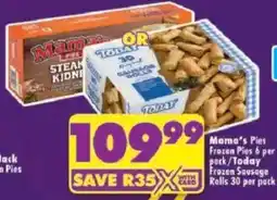 Shoprite Mama's Pies Frozen Pies offer