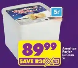 Shoprite American Parlor Ice Cream offer