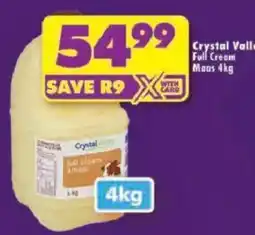 Shoprite Crystal Valley Full Cream Maas offer