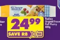 Shoprite Today Original Frozen Puff Pastry offer