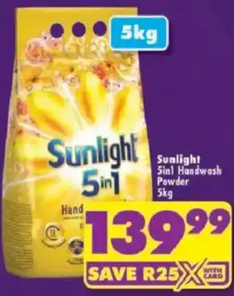 Sunlight 5in1 Handwash Powder