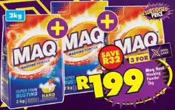Shoprite Maq Hand Washing Powder offer