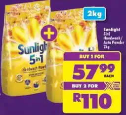 Shoprite Sunlight 5in1 Handwash Powder offer