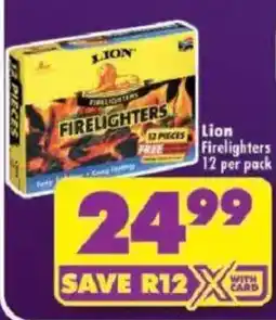 Shoprite Lion Firelighters offer