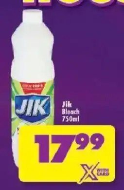 Shoprite Jik Bleach offer