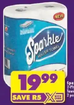 Shoprite Sparkle Roller Towel offer