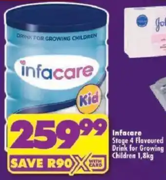 Shoprite Infacare Stage 4 Flavoured Drink for Growing Children offer