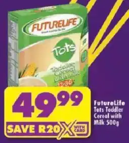 Shoprite FutureLife Tots Toddler Cereal with Milk offer