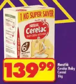 Shoprite Nestlé Cerelac Baby Cereal offer
