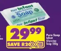 Shoprite Pure Infant Soap offer
