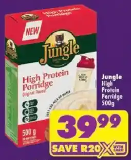Shoprite Jungle High Protein Porridge offer