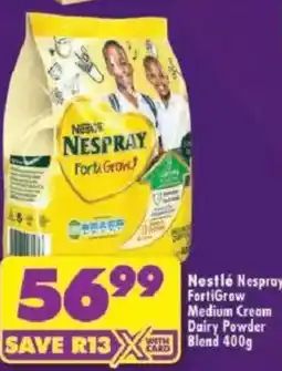 Shoprite Nestle Nespray FortiGrow offer