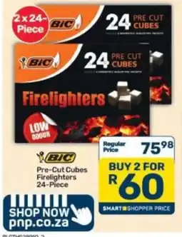 Pick n Pay BIC Pre-Cut Cubes Firelighters offer