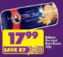 Shoprite Bakers Blue Label Marie Biscuits offer