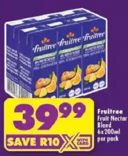 Shoprite Fruitree Fruit Nectar Blend offer