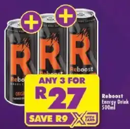 Shoprite Reboost Energy Drink offer