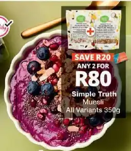 Checkers Simple Truth Muesli offer
