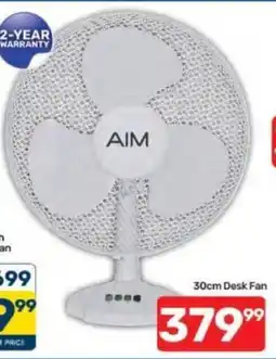 Pick n Pay AIM 30cm Desk Fan offer
