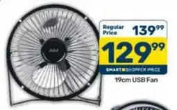 Pick n Pay AIM 19cm USB Fan offer