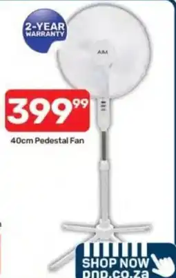 Pick n Pay AM 40cm Pedestal Fan offer