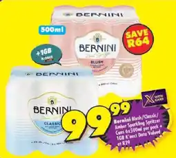 Shoprite Bernini Sparkling Spritzer offer