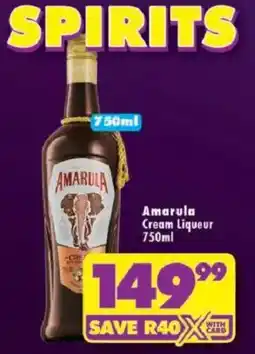 Shoprite Amarula Cream Liqueur offer