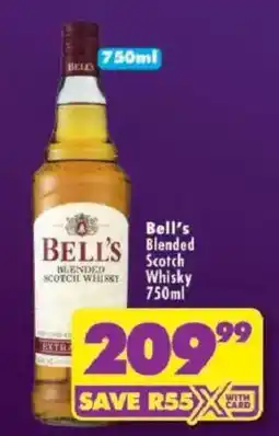 Shoprite Bell's Blended Scotch Whisky offer