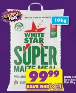 Shoprite White Star Super Maize Meal offer