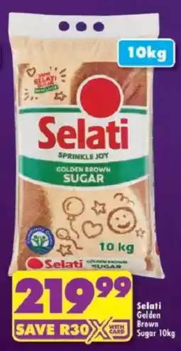 Shoprite Selati Golden Brown Sugar offer