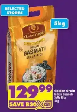 Shoprite Golden Grain Indian Basmati Sella Rice offer