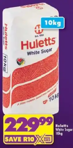 Shoprite Hulett's White Sugar offer