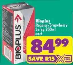 Shoprite Bioplus Syrup offer