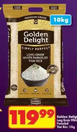 Shoprite Golden Delight Long Grain White Parboiled Thai Rice offer