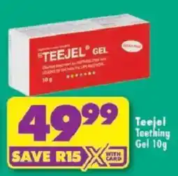 Shoprite Teejel Teething Gel offer
