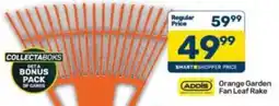 Pick n Pay ADDIS Orange Garden Fan Leaf Rake offer