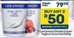 Pick n Pay Lancewood Double Cream Yoghurt Assorted offer