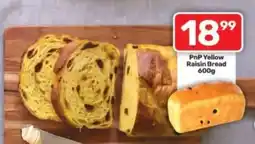 Pick n Pay PnP Yellow Raisin Bread offer