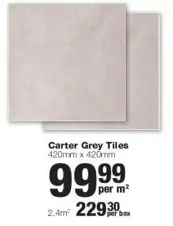 Carter Grey Tiles