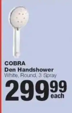 Build It COBRA Den Handshower offer