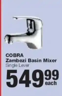 Build It COBRA Zambezi Basin Mixer Single Lever offer