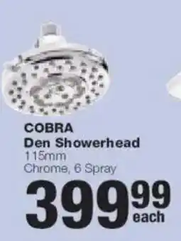 Build It COBRA Den Showerhead offer
