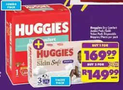 Shoprite Huggies Dry Comfort offer