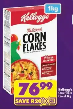 Shoprite Kellogg's Corn Flakes offer
