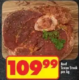 Shoprite Beef Texan Steak offer