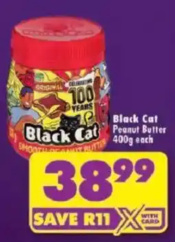 Shoprite Black Cat Peanut Butter offer